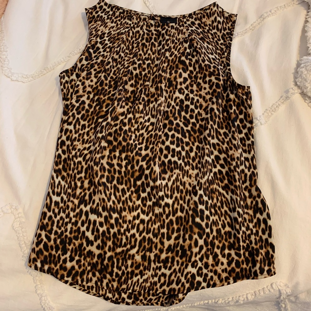 NWT Worthington Cheetah Print Blouse